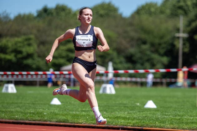 RECORD DATE NOT STATED Norddeutsche Leichtathletik Meisterschaften - Bremen, Deutschland 11.07.2026 BREMEN, DEUTSCHLAND - JULY 11: Johanna GIERER (Start Nr. 51, Berlin Athletics Capital Club) during the Norddeutsche Leichtathletik Meisterschaften at Bremen on July 11, 2026 in Bremen, Deutschland. *** North German Track and Field Championships, Bremen, Germany, July 11, 2026 BREMEN, GERMANY JULY 11 Johanna GIERER Start No. 51, Berlin Athletics Capital Club during the North German Track and Field Championships in Bremen on July 11, 2026 in Bremen, Germany Copyright: xBEAUTIFULxSPORTS PeterxWeberx