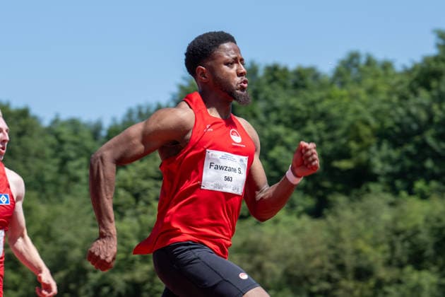RECORD DATE NOT STATED Norddeutsche Leichtathletik Meisterschaften - Bremen, Deutschland 11.07.2026 BREMEN, DEUTSCHLAND - JULY 11: Fawzane SALIFOU (Start Nr. 563, VfL Eintracht Hannover) during the Norddeutsche Leichtathletik Meisterschaften at Bremen on July 11, 2026 in Bremen, Deutschland. *** North German Track and Field Championships, Bremen, Germany, July 11, 2026 BREMEN, GERMANY JULY 11 Fawzane SALIFOU Start No. 563, VfL Eintracht Hannover during the North German Track and Field Championships in Bremen on July 11, 2026 in Bremen, Germany Copyright: xBEAUTIFULxSPORTS PeterxWeberx