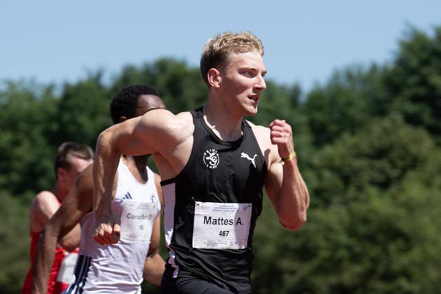 RECORD DATE NOT STATED Norddeutsche Leichtathletik Meisterschaften - Bremen, Deutschland 11.07.2026 BREMEN, DEUTSCHLAND - JULY 11: Mattes AHRENS (Start Nr. 467, LG Peiner Land) during the Norddeutsche Leichtathletik Meisterschaften at Bremen on July 11, 2026 in Bremen, Deutschland. *** North German Track and Field Championships, Bremen, Germany, July 11, 2026 BREMEN, GERMANY JULY 11 Mattes AHRENS Start No. 467, LG Peiner Land during the North German Track and Field Championships in Bremen on July 11, 2026 in Bremen, Germany Copyright: xBEAUTIFULxSPORTS PeterxWeberx