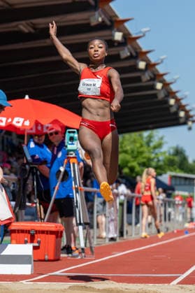 RECORD DATE NOT STATED Norddeutsche Leichtathletik Meisterschaften - Bremen, Deutschland 11.07.2026 BREMEN, DEUTSCHLAND - JULY 11: Grace MONONO (Start Nr. 127, LG Nord Berlin) during the Norddeutsche Leichtathletik Meisterschaften at Bremen on July 11, 2026 in Bremen, Deutschland. *** North German Track and Field Championships, Bremen, Germany, July 11, 2026 BREMEN, GERMANY JULY 11 Grace MONONO Start No. 127, LG Nord Berlin during the North German Track and Field Championships in Bremen on July 11, 2026 in Bremen, Germany Copyright: xBEAUTIFULxSPORTS PeterxWeberx