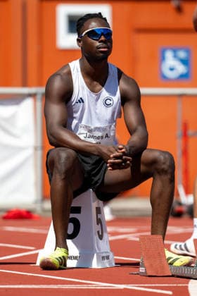 RECORD DATE NOT STATED Norddeutsche Leichtathletik Meisterschaften - Bremen, Deutschland 11.07.2026 BREMEN, DEUTSCHLAND - JULY 11: James ADEBOLA (Start Nr. 157, SCC Berlin) during the Norddeutsche Leichtathletik Meisterschaften at Bremen on July 11, 2026 in Bremen, Deutschland. *** North German Track and Field Championships, Bremen, Germany, July 11, 2026 BREMEN, GERMANY JULY 11 James ADEBOLA Start No. 157, SCC Berlin during the North German Track and Field Championships in Bremen on July 11, 2026 in Bremen, Germany Copyright: xBEAUTIFULxSPORTS PeterxWeberx