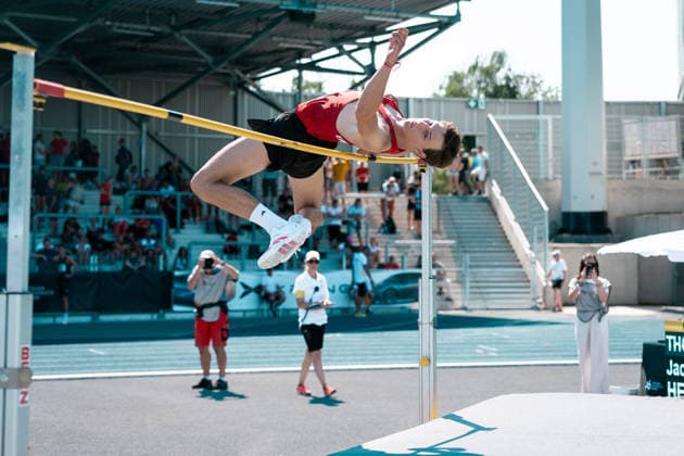 Thomae Jacob (Eintracht Frankfurt e.V., 475, Hochsprung Maenner), GER, Leichtathletik, Athletics, Deutsche Meisterschaften U16 U20, Wattenscheid, 11.07.2026, GER, Leichtathletik, Athletics, Deutsche Meisterschaften U16 U20, Wattenscheid, 11.07.2026 Wattenscheid *** Thomae Jacob Eintracht Frankfurt e.V., 475, Men s High Jump, GER, Track and Field, Athletics, German U16 and U20 Championships, Wattenscheid, July 11, 2026, GER, Track and Field, Athletics, German U16 and U20 Championships, Wattenscheid, July 11, 2026, Wattenscheid Copyright: xStefanxMayerx EP_SMR
