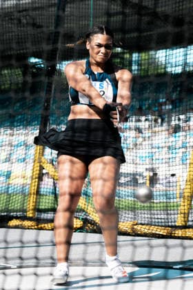 Kienast Nova Queen (Berlin Athletics Capital Club, 152, Hammerwurf Frauen), GER, Leichtathletik, Athletics, Deutsche Meisterschaften U16 U20, Wattenscheid, 11.07.2026, GER, Leichtathletik, Athletics, Deutsche Meisterschaften U16 U20, Wattenscheid, 11.07.2026 Wattenscheid *** Kienast Nova Queen Berlin Athletics Capital Club, 152, Women s Hammer Throw, GER, Track and Field, Athletics, German U16 and U20 Championships, Wattenscheid, July 11, 2026, GER, Track and Field, Athletics, German U16 and U20 Championships, Wattenscheid, July 11, 2026, Wattenscheid Copyright: xStefanxMayerx EP_SMR