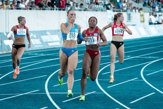 Goretzka Emma (LAC BERLIN, 190, 100m Frauen), GER, Leichtathletik, Athletics, Deutsche Meisterschaften U16 U20, Wattenscheid, 11.07.2026, GER, Leichtathletik, Athletics, Deutsche Meisterschaften U16 U20, Wattenscheid, 11.07.2026 Wattenscheid *** Goretzka Emma LAC BERLIN, 190, Women s 100m, GER, Track and Field, Athletics, German U16 and U20 Championships, Wattenscheid, July 11, 2026, GER, Track and Field, Athletics, German U16 and U20 Championships, Wattenscheid, July 11, 2026, Wattenscheid Copyright: xStefanxMayerx EP_SMR