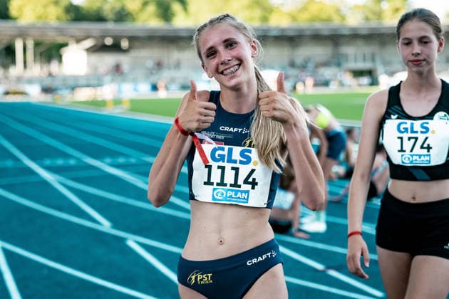 Foerster Lilly (Post-Sportverein Trier, 1114, 3000m Frauen), GER, Leichtathletik, Athletics, Deutsche Meisterschaften U16 U20, Wattenscheid, 11.07.2026, GER, Leichtathletik, Athletics, Deutsche Meisterschaften U16 U20, Wattenscheid, 11.07.2026 Wattenscheid *** Lilly Foerster, Post Sportverein Trier, 1114, Women s 3000m, GER, Track and Field, Athletics, German U16 and U20 Championships, Wattenscheid, July 11, 2026, GER, Track and Field, Athletics, German U16 and U20 Championships, Wattenscheid, July 11, 2026, Wattenscheid Copyright: xStefanxMayerx EP_SMR