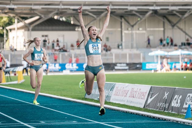 Miller Lera (VfL Loeningen, 769, 1500m Frauen), GER, Leichtathletik, Athletics, Deutsche Meisterschaften U16 U20, Wattenscheid, 11.07.2026, GER, Leichtathletik, Athletics, Deutsche Meisterschaften U16 U20, Wattenscheid, 11.07.2026 Wattenscheid *** Miller Lera VfL Loeningen, 769, Women s 1500m, GER, Track and Field, Athletics, German U16 and U20 Championships, Wattenscheid, July 11, 2026, GER, Track and Field, Athletics, German U16 and U20 Championships, Wattenscheid, July 11, 2026, Wattenscheid Copyright: xStefanxMayerx EP_SMR