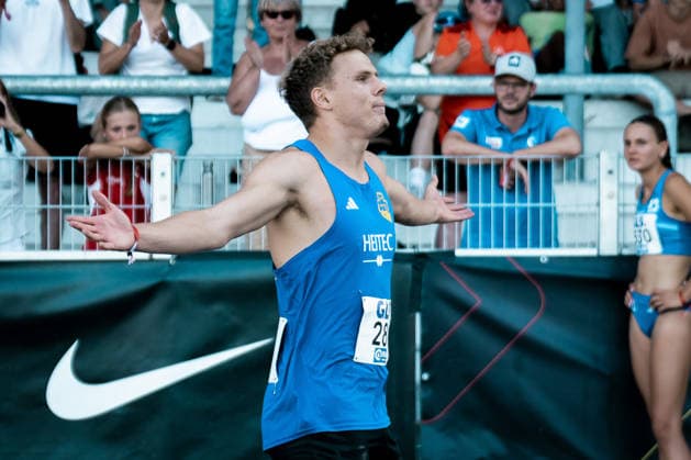 Kemminer Jakob (LAC Quelle Fuerth, 281, 100m Maenner), GER, Leichtathletik, Athletics, Deutsche Meisterschaften U16 U20, Wattenscheid, 11.07.2026, GER, Leichtathletik, Athletics, Deutsche Meisterschaften U16 U20, Wattenscheid, 11.07.2026 Wattenscheid *** Jakob Kemminer, LAC Quelle Fuerth, 281, Men s 100m, GER, Track and Field, Athletics, German U16 and U20 Championships, Wattenscheid, July 11, 2026, GER, Track and Field, Athletics, German U16 and U20 Championships, Wattenscheid, July 11, 2026, Wattenscheid Copyright: xStefanxMayerx EP_SMR