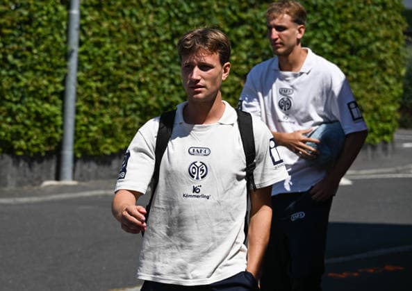 11.07.2026, xsltx, Fussball Testspiel, Eisbachtaler Sportfreunde - FSV Mainz 05 v.l. William Boving (1. FSV Mainz 05) (DFL DFB REGULATIONS PROHIBIT ANY USE OF PHOTOGRAPHS as IMAGE SEQUENCES and or QUASI-VIDEO) *** July 11, 2026, xsltx, soccer friendly match, Eisbachtaler Sportfreunde vs. FSV Mainz 05, photo by William Boving 1. FSV Mainz 05. DFL and DFB regulations prohibit any use of photographs as image sequences and or quasi-video.