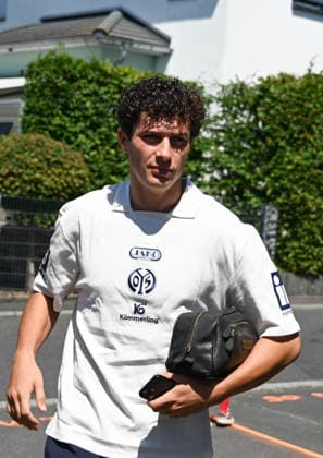 11.07.2026, xsltx, Fussball Testspiel, Eisbachtaler Sportfreunde - FSV Mainz 05 v.l. Fabio Gruber (1. FSV Mainz 05) (DFL DFB REGULATIONS PROHIBIT ANY USE OF PHOTOGRAPHS as IMAGE SEQUENCES and or QUASI-VIDEO) *** July 11, 2026, xsltx, soccer friendly match, Eisbachtaler Sportfreunde vs. FSV Mainz 05, photo by Fabio Gruber 1. FSV Mainz 05. DFL and DFB regulations prohibit any use of photographs as image sequences and or quasi-video.
