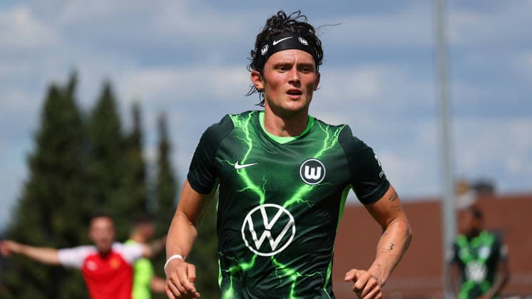 FSV Schöningen vs. VfL, Testspiel Schöningen, 11.07.2026, Fußball, Herren, Saison 2026 2027, Testspiel, FSV Schöningen vs. VfL Wolfsburg: Fabian Reese (VfL Wolfsburg) Deutschland *** FSV Schöningen vs. VfL, Friendly Match in Schöningen, July 11, 2026, Soccer, Men s, 2026–2027 Season, Friendly Match, FSV Schöningen vs. VfL Wolfsburg, Fabian Reese, VfL Wolfsburg, Germany