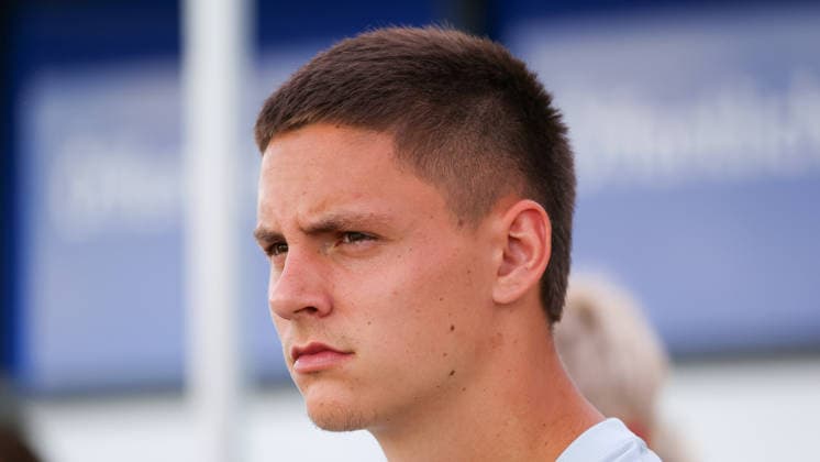 FSV Schöningen vs. VfL, Testspiel Schöningen, 11.07.2026, Fußball, Herren, Saison 2026 2027, Testspiel, FSV Schöningen vs. VfL Wolfsburg: Bence Dardai (VfL Wolfsburg) Deutschland *** FSV Schöningen vs. VfL, Friendly Match in Schöningen, July 11, 2026, Soccer, Men s, 2026–2027 Season, Friendly Match, FSV Schöningen vs. VfL Wolfsburg, Bence Dardai, VfL Wolfsburg, Germany