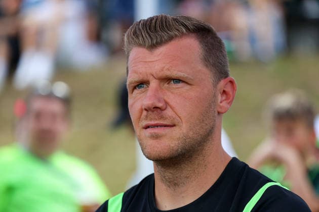 FSV Schöningen vs. VfL, Testspiel Schöningen, 11.07.2026, Fußball, Herren, Saison 2026 2027, Testspiel, FSV Schöningen vs. VfL Wolfsburg: Julian Klamt (VfL Wolfsburg) Deutschland *** FSV Schöningen vs. VfL, Friendly Match in Schöningen, July 11, 2026, Soccer, Men s, 2026–2027 Season, Friendly Match, FSV Schöningen vs. VfL Wolfsburg, Julian Klamt, VfL Wolfsburg, Germany