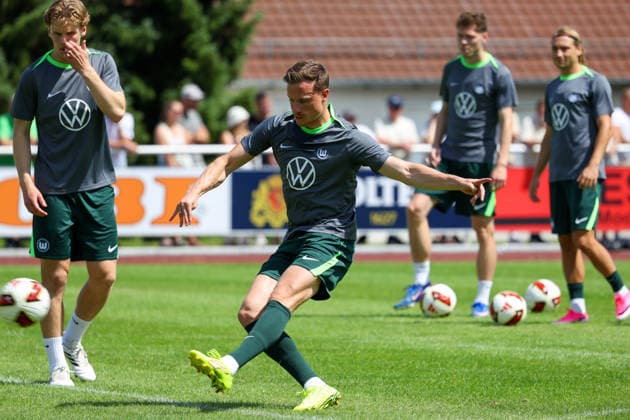 FSV Schöningen vs. VfL, Testspiel Schöningen, 11.07.2026, Fußball, Herren, Saison 2026 2027, Testspiel, FSV Schöningen vs. VfL Wolfsburg: Yannick Gerhardt (VfL Wolfsburg) Deutschland *** FSV Schöningen vs. VfL, Friendly Match in Schöningen, July 11, 2026, Soccer, Men s, 2026–2027 Season, Friendly Match, FSV Schöningen vs. VfL Wolfsburg, Yannick Gerhardt, VfL Wolfsburg, Germany