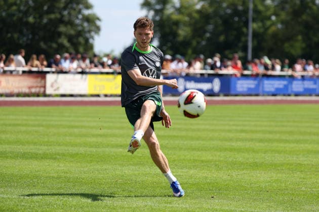 FSV Schöningen vs. VfL, Testspiel Schöningen, 11.07.2026, Fußball, Herren, Saison 2026 2027, Testspiel, FSV Schöningen vs. VfL Wolfsburg: Andreas Skov Olsen (VfL Wolfsburg) Deutschland *** FSV Schöningen vs. VfL, Friendly Match in Schöningen, July 11, 2026, Soccer, Men s, 2026–2027 Season, Friendly Match, FSV Schöningen vs. VfL Wolfsburg, Andreas Skov Olsen, VfL Wolfsburg, Germany