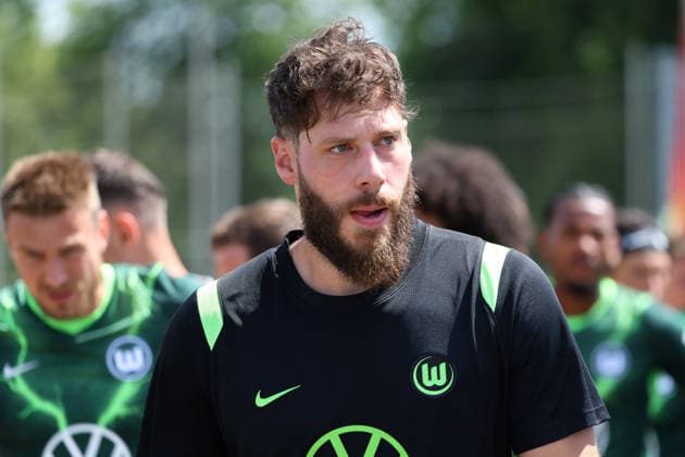 FSV Schöningen vs. VfL, Testspiel Schöningen, 11.07.2026, Fußball, Herren, Saison 2026 2027, Testspiel, FSV Schöningen vs. VfL Wolfsburg: Torwart Marius Müller (VfL Wolfsburg) Deutschland *** FSV Schöningen vs. VfL, Friendly Match in Schöningen, July 11, 2026, Soccer, Men s, 2026–2027 Season, Friendly Match, FSV Schöningen vs. VfL Wolfsburg, Goalkeeper Marius Müller, VfL Wolfsburg, Germany