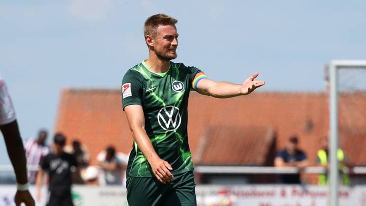 FSV Schöningen vs. VfL, Testspiel Schöningen, 11.07.2026, Fußball, Herren, Saison 2026 2027, Testspiel, FSV Schöningen vs. VfL Wolfsburg: Hauke Wahl (VfL Wolfsburg) Deutschland *** FSV Schöningen vs. VfL, Friendly Match in Schöningen, July 11, 2026, Soccer, Men s, 2026–2027 Season, Friendly Match, FSV Schöningen vs. VfL Wolfsburg, Hauke Wahl, VfL Wolfsburg, Germany