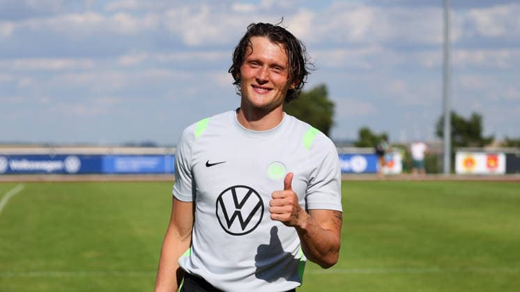 FSV Schöningen vs. VfL, Testspiel Schöningen, 11.07.2026, Fußball, Herren, Saison 2026 2027, Testspiel, FSV Schöningen vs. VfL Wolfsburg: Fabian Reese (VfL Wolfsburg) Deutschland *** FSV Schöningen vs. VfL, Friendly Match in Schöningen, July 11, 2026, Soccer, Men s, 2026–2027 Season, Friendly Match, FSV Schöningen vs. VfL Wolfsburg, Fabian Reese, VfL Wolfsburg, Germany