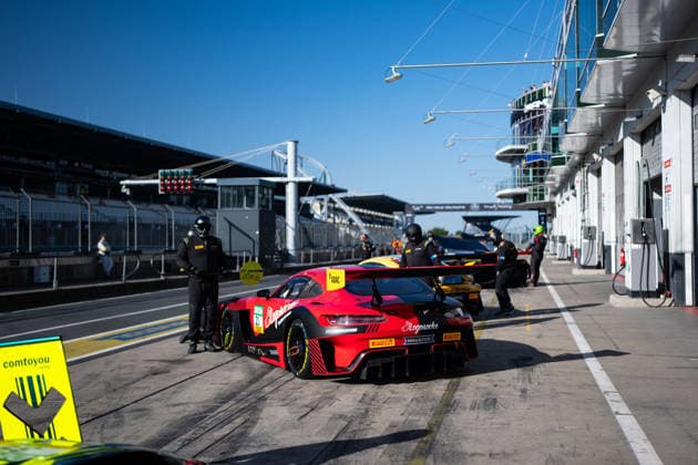 ADAC GT Masters, 7. + 8. Rennen Nürburgring 2026 21 Mercedes AMG GT3 Evo, SR Motorsport by Schnitzelalm: Jay Mo Härtling, Enrico Förderer - picture by Gruppe C Photography Nürburg Nürburgring Germany Copyright: xGruppexCxPhotographyx
