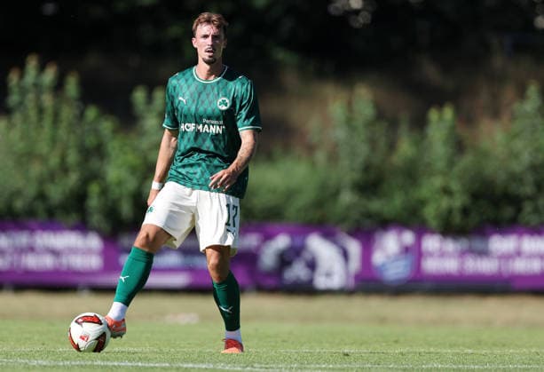 Noah König , Freundschaftsspiel , FC Eintracht Bamberg 2010-SpVgg Greuther Fürth , , Fußball , 2.Bundesliga in dem Fuchs-Park-Stadion in Bamberg , Bayern , Deutschland . Juli 11 , 2026 . Photo by: Davide Elias IPA Photo Pressefoto DENL Copyright: xDavidexEliasx
