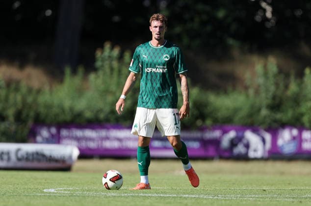 Noah König , Freundschaftsspiel , FC Eintracht Bamberg 2010-SpVgg Greuther Fürth , , Fußball , 2.Bundesliga in dem Fuchs-Park-Stadion in Bamberg , Bayern , Deutschland . Juli 11 , 2026 . Photo by: Davide Elias IPA Photo Pressefoto DENL Copyright: xDavidexEliasx