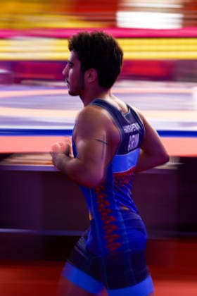 U20 European Championships 65kg FS - Aren Hayrapetyan (ARM) *** U20 European Championships, 65 kg Freestyle: Aren Hayrapetyan (ARM) Copyright: xJakexKirkmanx xUnitedxWorldxWrestlingx Jake Kirkman United World Wrestling