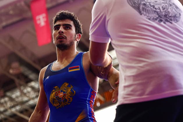 U20 European Championships 65kg FS - Aren Hayrapetyan (ARM) *** U20 European Championships, 65 kg Freestyle: Aren Hayrapetyan (ARM) Copyright: xJakexKirkmanx xUnitedxWorldxWresx Jake Kirkman United World Wres