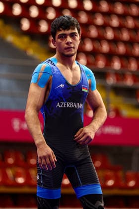 U20 European Championships 65kg FS - Bashir Verdiyev (AZE) *** U20 European Championships, 65 kg Freestyle: Bashir Verdiyev (AZE) Copyright: xJakexKirkmanx xUnitedxWorldxWresx Jake Kirkman United World Wres
