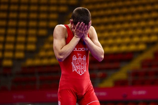 U20 European Championships 65kg FS - Maxim Dimov (MDA) *** U20 European Championships, 65 kg Freestyle: Maxim Dimov (MDA) Copyright: xJakexKirkmanx xUnitedxWorldxWresx Jake Kirkman United World Wres