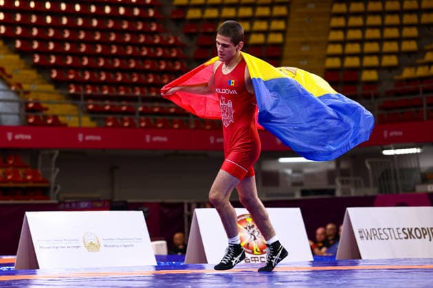 U20 European Championships 65kg FS - Maxim Dimov (MDA) *** U20 European Championships, 65 kg Freestyle: Maxim Dimov (MDA) Copyright: xJakexKirkmanx xUnitedxWorldxWrestlingx Jake Kirkman United World Wrestling