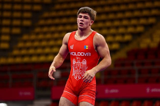 U20 European Championships 70kg FS - Ionut Triboii (MDA) *** U20 European Championships, 70 kg Freestyle: Ionut Triboii (MDA) Copyright: xJakexKirkmanx xUnitedxWorldxWresx Jake Kirkman United World Wres