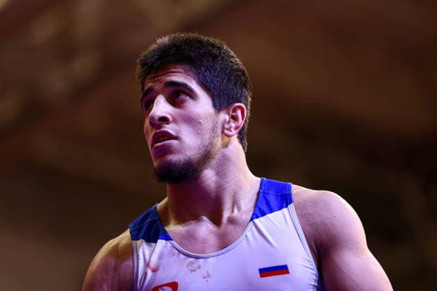 U20 European Championships 70kg FS - Ramazan Abdulkadyrov (RUS) *** U20 European Championships, 70 kg Freestyle: Ramazan Abdulkadyrov (RUS) Copyright: xJakexKirkmanx xUnitedxWorldxWresx Jake Kirkman United World Wres