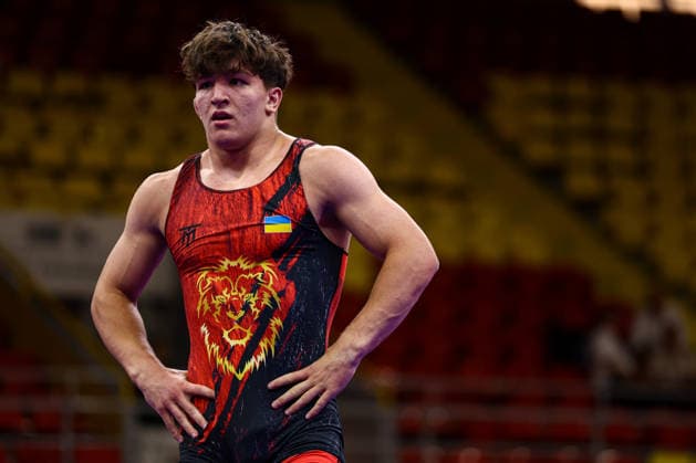 U20 European Championships 79kg FS - Bohdan Oleksiienko (UKR) *** U20 European Championships, 79 kg Freestyle, Bohdan Oleksiienko (UKR) Copyright: xJakexKirkmanx xUnitedxWorldxWresx Jake Kirkman United World Wres