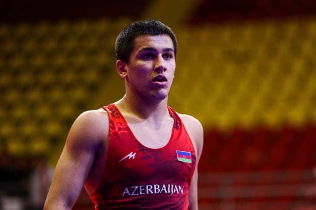 U20 European Championships 79kg FS - Eljan Ismayilzada (AZE) *** U20 European Championships, 79 kg Freestyle: Eljan Ismayilzada (AZE) Copyright: xJakexKirkmanx xUnitedxWorldxWresx Jake Kirkman United World Wres