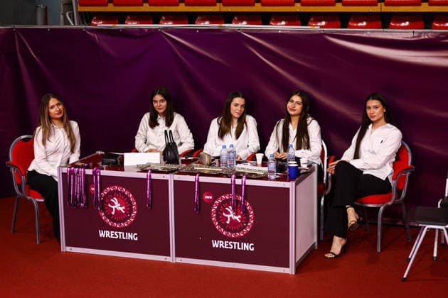 U20 European Championships Volunteers *** U20 European Championships Volunteers Copyright: xJakexKirkmanx xUnitedxWorldxWresx Jake Kirkman United World Wres