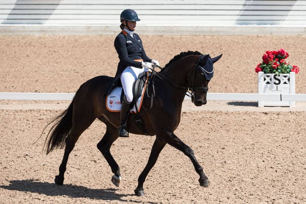 260712 Marsja Dijkman of Netherlands with horse Beaujolais competes in FEI Grand Prix Kür during the Falsterbo Horse Show on July 12, 2026 in Falsterbo. Photo: Christian Örnberg BILDBYRAN COP 166 CO0712 ridsport equestrian falsterbo horse show ridsportlaget bbeng fei grand prix kür *** 260712 Marsja Dijkman of the Netherlands, riding Beaujolais, competes in the FEI Grand Prix Kür during the Falsterbo Horse Show on July 12, 2026 in Falsterbo. Photo by Christian Örnberg, BILDBYRAN COP 166 CO0712 equestrian sports Falsterbo Horse Show Ridsportlaget BBENG FEI Grand Prix Kür  Copyright: CHRISTIANxÖRNBERG BB260712CO059
