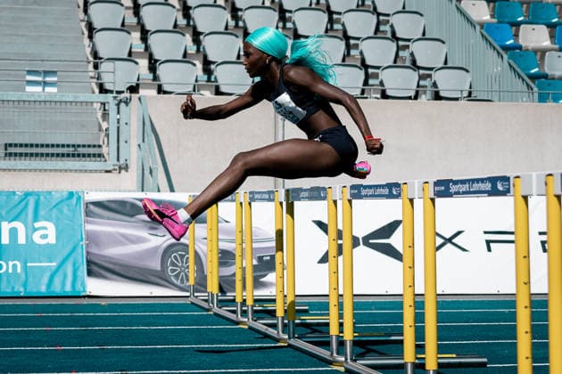 Ndasi Daryl (Munich Athletics, 384, 100m Huerden Frauen), GER, Leichtathletik, Athletics, Deutsche Meisterschaften U16 U20, Wattenscheid, 12.07.2026, GER, Leichtathletik, Athletics, Deutsche Meisterschaften U16 U20, Wattenscheid, 12.07.2026 Wattenscheid *** Ndasi Daryl Munich Athletics, 384, Women s 100m Hurdles, GER, Track and Field, Athletics, German U16 and U20 Championships, Wattenscheid, July 12, 2026, GER, Track and Field, Athletics, German U16 and U20 Championships, Wattenscheid, July 12, 2026, Wattenscheid Copyright: xStefanxMayerx EP_SMR