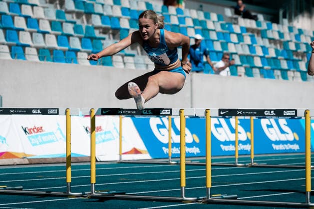 Schnemilich Maria (1. LAV Rostock, 658, 100m Huerden Frauen), GER, Leichtathletik, Athletics, Deutsche Meisterschaften U16 U20, Wattenscheid, 12.07.2026, GER, Leichtathletik, Athletics, Deutsche Meisterschaften U16 U20, Wattenscheid, 12.07.2026 Wattenscheid *** Schnemilich, Maria 1, LAV Rostock, 658, Women s 100m Hurdles, GER, Track and Field, Athletics, German U16 and U20 Championships, Wattenscheid, July 12, 2026, GER, Track and Field, Athletics, German U16 and U20 Championships, Wattenscheid, July 12, 2026, Wattenscheid Copyright: xStefanxMayerx EP_SMR