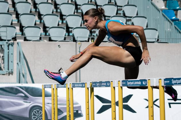 Kurzawa Shira (LAC Erdgas Chemnitz, 1247, 100m Huerden Frauen), GER, Leichtathletik, Athletics, Deutsche Meisterschaften U16 U20, Wattenscheid, 12.07.2026, GER, Leichtathletik, Athletics, Deutsche Meisterschaften U16 U20, Wattenscheid, 12.07.2026 Wattenscheid *** Kurzawa Shira LAC Erdgas Chemnitz, 1247, Women s 100m Hurdles, GER, Track and Field, Athletics, German U16 and U20 Championships, Wattenscheid, July 12, 2026, GER, Track and Field, Athletics, German U16 and U20 Championships, Wattenscheid, July 12, 2026, Wattenscheid Copyright: xStefanxMayerx EP_SMR