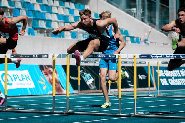 Hehn Daniel (USC Mainz, 1143, 110m Huerden Maenner), GER, Leichtathletik, Athletics, Deutsche Meisterschaften U16 U20, Wattenscheid, 12.07.2026, GER, Leichtathletik, Athletics, Deutsche Meisterschaften U16 U20, Wattenscheid, 12.07.2026 Wattenscheid *** Hehn Daniel USC Mainz, 1143, Men s 110m Hurdles, GER, Track and Field, Athletics, German U16 and U20 Championships, Wattenscheid, July 12, 2026, GER, Track and Field, Athletics, German U16 and U20 Championships, Wattenscheid, July 12, 2026, Wattenscheid Copyright: xStefanxMayerx EP_SMR