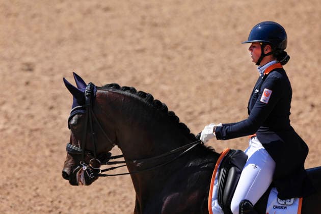 FALSTERBO, SWEDEN 20260712 Marsja Dijkman from the Netherlands with the horse Beaujolais during Sunday s FEI Grand Prix Freestyle at the Falsterbo horse show. FALSTERBO SWEDEN x10600x *** FALSTERBO, SWEDEN, July 12, 2026 — Marsja Dijkman from the Netherlands riding the horse Beaujolais during Sunday’s FEI Grand Prix Freestyle at the Falsterbo Horse Show, FALSTERBO, SWEDEN x10600x  Copyright: xAndreasxHillergren TTx FALSTERBO HORSE SHOW 2026