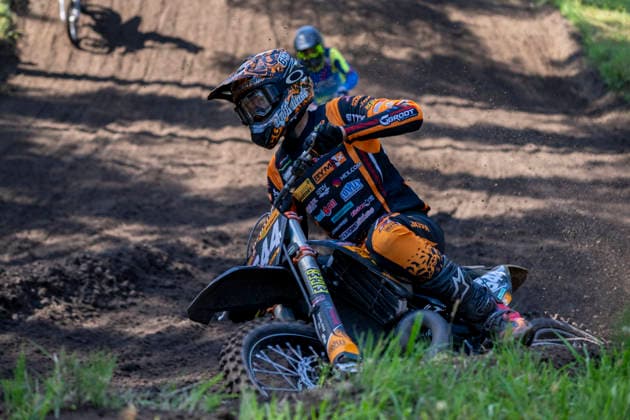 2026-07-12 - Red Bull Rookies Cup HALLE, NETHERLANDS - JULY 12: 644 Thijs Schroder (NED) during the Red Bull Rookies Cup at the Circuit de Kappenbulten on July 12, 2026 in Halle, Netherlands Halle Circuit de Kappenbulten Netherlands Content not available for redistribution in The Netherlands directly or indirectly through any third parties. Copyright: xEdwinxBlaauwbroekx