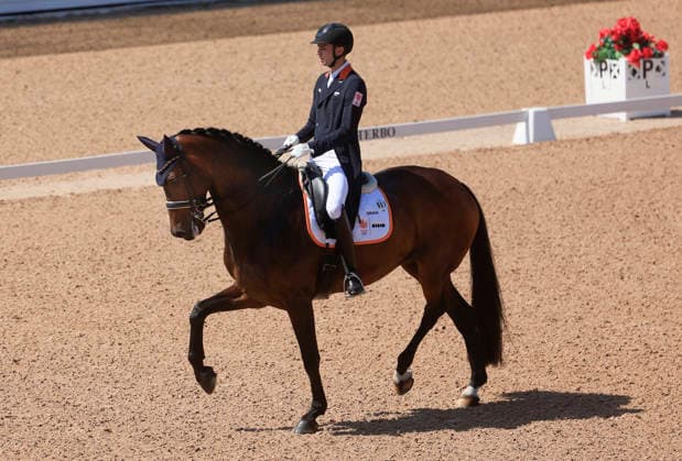 Robin Bernoski from the Netherlands rides the horse Jamaica during the FEI Grand Prix Kür at the Falsterbo horse show in Falsterbo, Sweden July 12, 2026. FALSTERBO SWEDEN x10600x *** Robin Bernoski from the Netherlands rides the horse Jamaica during the FEI Grand Prix Kür at the Falsterbo Horse Show in Falsterbo, Sweden, on July 12, 2026. FALSTERBO, SWEDEN x10600x  Copyright: xAndreasxHillergren TTx FALSTERBO HORSE SHOW 2026