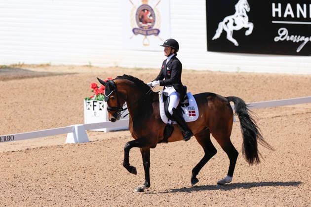 FALSTERBO, SWEDEN 20260712 Cathrine Laudrup-Dufour from Denmark rides the horse Mount St John Freestyle during the FEI Grand Prix Kür at the Falsterbo horse show in Falsterbo, Sweden July 12, 2026. FALSTERBO SWEDEN x10600x *** FALSTERBO, SWEDEN July 12, 2026 Cathrine Laudrup Dufour from Denmark rides the horse Mount St John Freestyle during the FEI Grand Prix Kür at the Falsterbo Horse Show in Falsterbo, Sweden, July 12, 2026 FALSTERBO, SWEDEN x10600x  Copyright: xAndreasxHillergren TTx FALSTERBO HORSE SHOW 2026