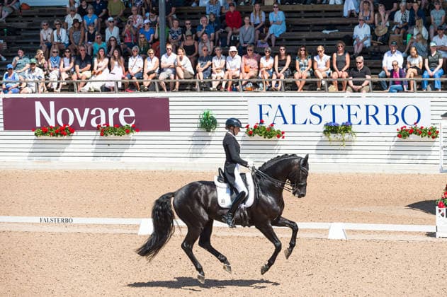 260712 Leonie Richter of Germany with horse Lord Europe competes in FEI Grand Prix Kür during the Falsterbo Horse Show on July 12, 2026 in Falsterbo. Photo: Christian Örnberg BILDBYRAN COP 166 CO0712 ridsport equestrian falsterbo horse show ridsportlaget bbeng fei grand prix kürtyskland germany *** July 12, 2026: Leonie Richter of Germany, riding Lord Europe, competes in the FEI Grand Prix Kür during the Falsterbo Horse Show on July 12, 2026 in Falsterbo. Photo by Christian Örnberg, BILDBYRAN COP 166 CO0712 equestrian sports Falsterbo Horse Show Ridsportlaget BBENG FEI Grand Prix Kür Germany  Copyright: CHRISTIANxÖRNBERG BB260712CO084