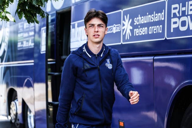 Fussball, 3.Liga Saison 2026 2027 Testspiel TOP Oss - MSV Duisburg 12.07.2026, De Kerkebos Simon Symalla (MSV Duisburg, 23) Swolgen De Kerkebos Niederlande *** Sports, Soccer, 3rd Division, 2026–2027 Season, Friendly Match: TOP Oss vs. MSV Duisburg, July 12, 2026, De Kerkebos, Simon Symalla (MSV Duisburg), 23 Swolgen, De Kerkebos, Netherlands