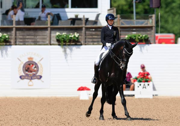 Leonie Richter from Germany rides the horse Lord Europe during the FEI Grand Prix Kür at the Falsterbo horse show in Falsterbo, Sweden July 12, 2026. FALSTERBO SWEDEN x10600x *** Leonie Richter from Germany rides the horse Lord Europe during the FEI Grand Prix Kür at the Falsterbo Horse Show in Falsterbo, Sweden, on July 12, 2026. FALSTERBO, SWEDEN x10600x  Copyright: xAndreasxHillergren TTx FALSTERBO HORSE SHOW 2026