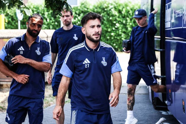 Fussball, 3.Liga Saison 2026 2027 Testspiel TOP Oss - MSV Duisburg 12.07.2026, De Kerkebos Ramien Safi (MSV Duisburg, 19) Can Coskun (MSV Duisburg, 27) Swolgen De Kerkebos Niederlande *** Sports, Soccer, 3rd Division, 2026–2027 Season, Friendly Match: TOP Oss vs. MSV Duisburg, July 12, 2026, De Kerkebos, Ramien Safi (MSV Duisburg), 19 Can Coskun (MSV Duisburg), 27 Swolgen, De Kerkebos, Netherlands