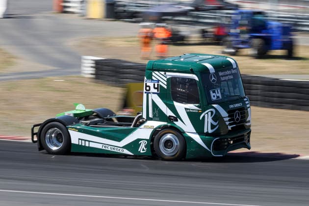 Luis Recuenco (ESP) Mercedes (64), Luis Recuenco , Deutschland, Motorsport, Int. Shell ADAC Truck Grand Prix, Goodyear ETRC FIA European Truck Racing Championship, Race 3, 2026, 12.07.2026, Nürburg Nürburgring Deutschland *** Luis Recuenco ESP Mercedes 64, Luis Recuenco, Germany, Motorsports, Int Shell ADAC Truck Grand Prix, Goodyear ETRC FIA European Truck Racing Championship, Race 3, 2026, July 12, 2026, Nürburg Nürburgring, Germany Copyright: xGrantxHubbsx