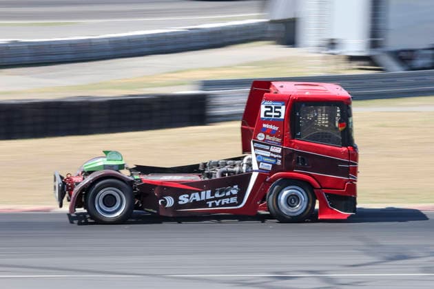 Clemens Hecker (GER) Scania (25), Hecker Racing , Deutschland, Motorsport, Int. Shell ADAC Truck Grand Prix, Goodyear ETRC FIA European Truck Racing Championship, Race 3, 2026, 12.07.2026, Nürburg Nürburgring Deutschland *** Clemens Hecker GER Scania 25, Hecker Racing, Germany, Motorsports, Int Shell ADAC Truck Grand Prix, Goodyear ETRC FIA European Truck Racing Championship, Race 3, 2026, July 12, 2026, Nürburg Nürburgring, Germany Copyright: xGrantxHubbsx