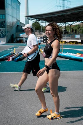 Hiesinger Anna (LAZ Ludwigsburg, 1731, Stabhochsprung Frauen), GER, Leichtathletik, Athletics, Deutsche Meisterschaften U16 U20, Wattenscheid, 12.07.2026, GER, Leichtathletik, Athletics, Deutsche Meisterschaften U16 U20, Wattenscheid, 12.07.2026 Wattenscheid *** Anna Hiesinger, LAZ Ludwigsburg, 1731, Women s Pole Vault, GER, Track and Field, Athletics, German U16 and U20 Championships, Wattenscheid, July 12, 2026, GER, Track and Field, Athletics, German U16 and U20 Championships, Wattenscheid, July 12, 2026, Wattenscheid Copyright: xStefanxMayerx EP_SMR